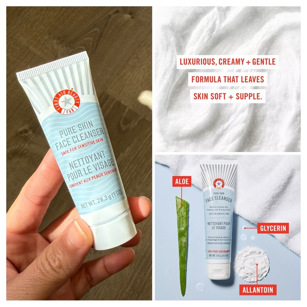 First Aid Beauty-Pure Skin Face Cleanser-travel size